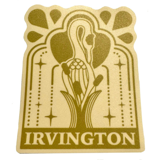 Yellow Irvington Sticker