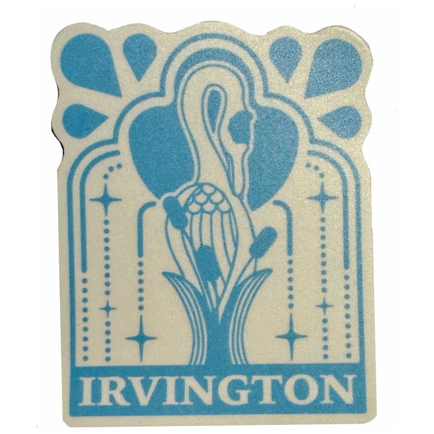 Irvington Blue Sticker