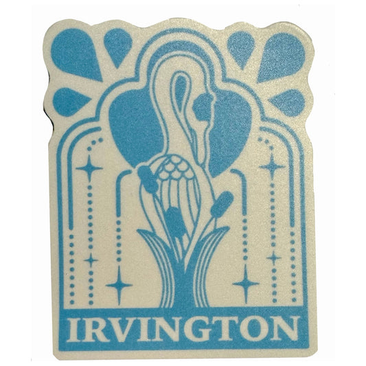 Irvington Blue Sticker